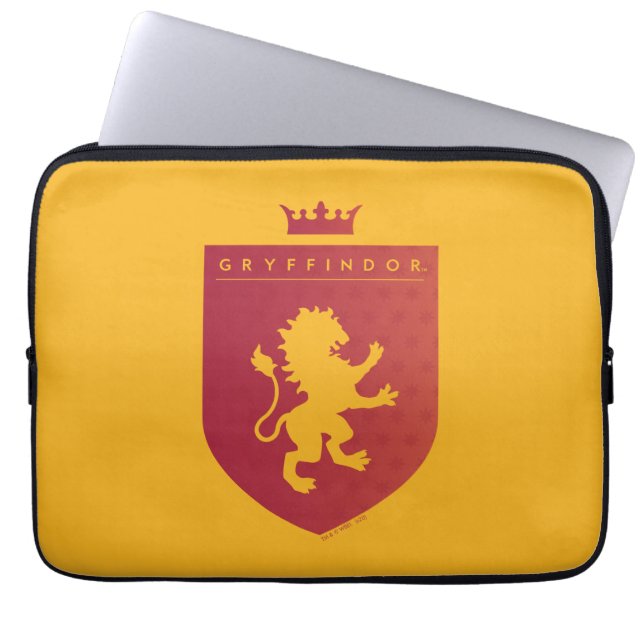Red GRYFFINDOR™ Crowned Crest Laptop Sleeve (Front)