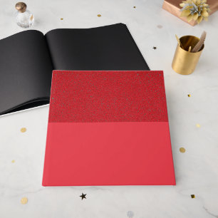 Red Guest Book with Textured Top Cover – Customise