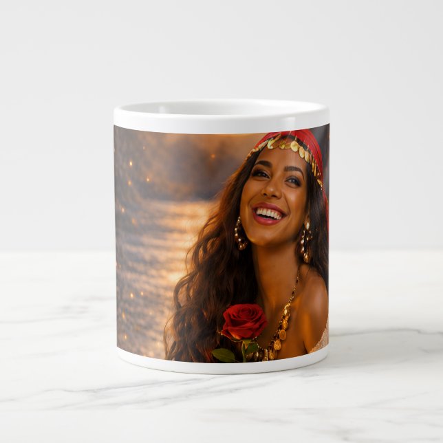 red gypsy  large coffee mug (Front)