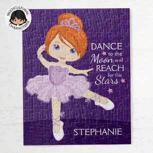 Red Hair Ballerina Jigsaw Puzzle