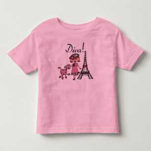 Red Hair Diva Toddler T-Shirt