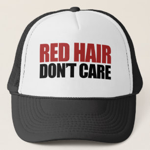 Red Hair Don't Care Trucker Hat