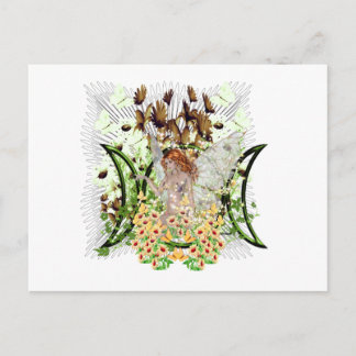Red Hair Fairy Postcard