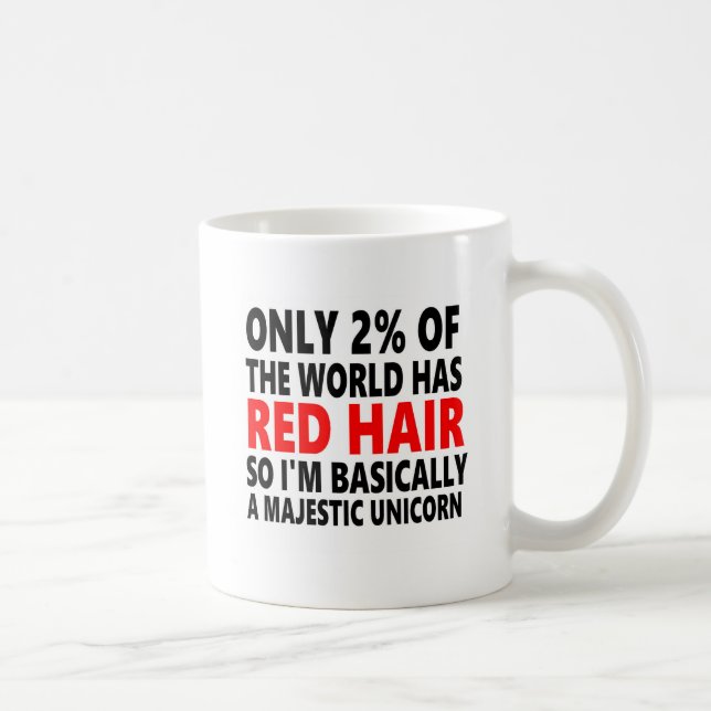 Red Hair Funny Coffee Mug (Right)