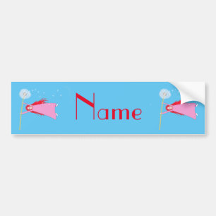 Red-haired Dandelion Girl Thunder_Cove Bumper Sticker