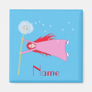 Red-haired Dandelion Girl Thunder_Cove Magnet