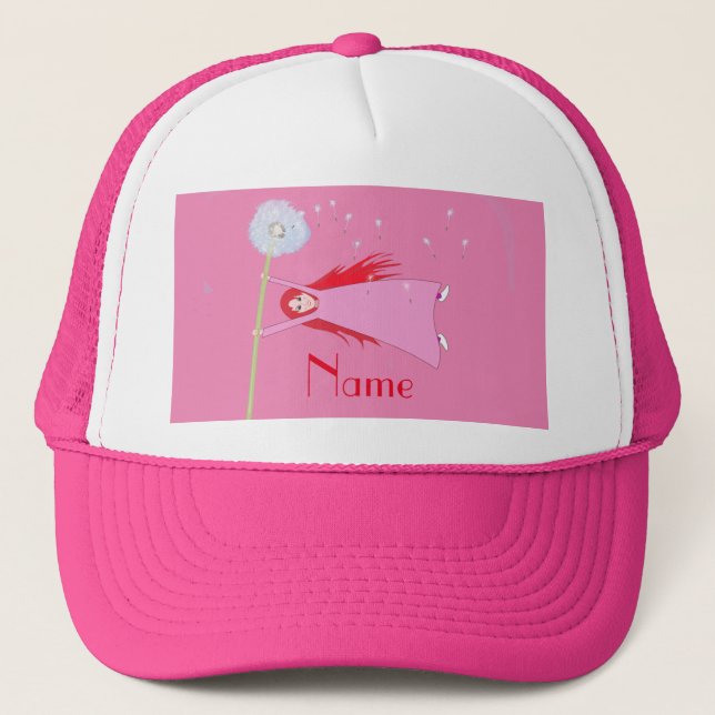Red-haired Dandelion Girl Thunder_Cove Trucker Hat (Front)