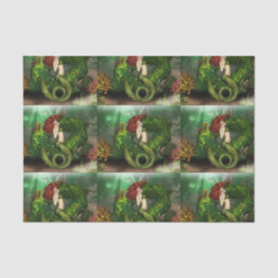Red Haired Mermaid Tissue Paper