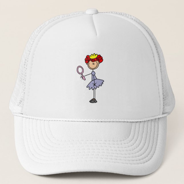 Red Haired Princess Trucker Hat (Front)