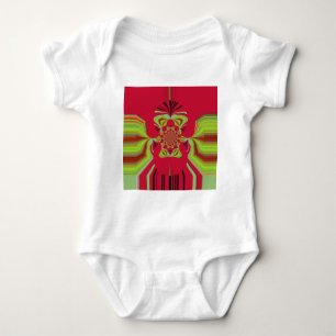Red Hakuna Matata pattern Baby Bodysuit