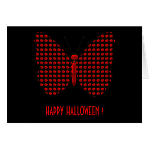 Red Halloween Butterfly