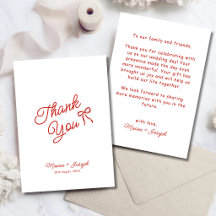 Red Hand Drawn Bow Ribbon Sketch Wedding