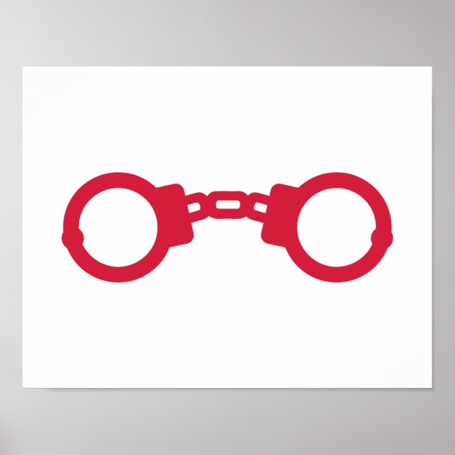 Red Handcuffs Poster (Front)