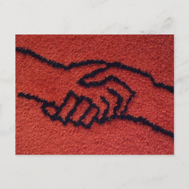 red hands postcard (Front)