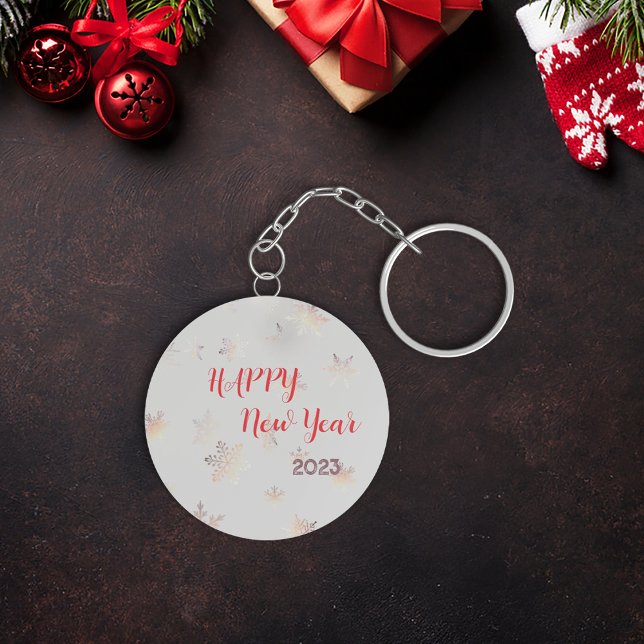 Red Happy New Year Keychain (Red Happy New Year Keychain
)