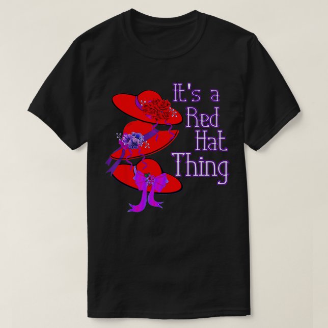 Red Hat Its a Red Hat Gift  T-Shirt (Design Front)