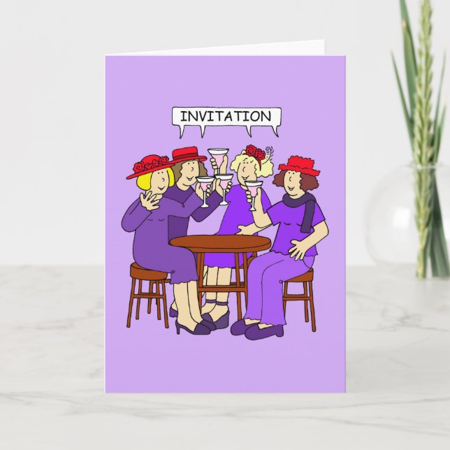 Red Hat Ladies Invitation (Front)