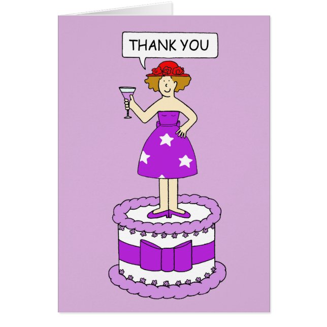 Red Hat Lady Thank you (Front)