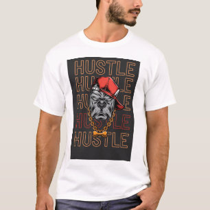  Red Hat Mad Dog Hustle  T-Shirt