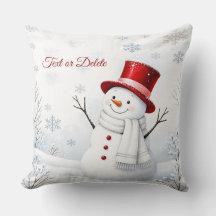 Red Hat Snowman Holiday