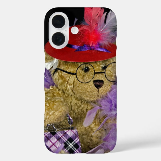 Red Hat Teddy Bear Case-Mate iPhone Case (Back)