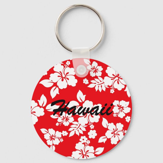 Red Hawaiian Key Ring (Front)