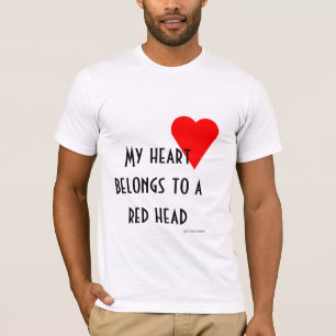 Red Head Heart T-shirt