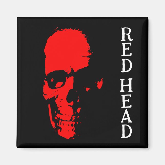 Red Head Magnet (Front)