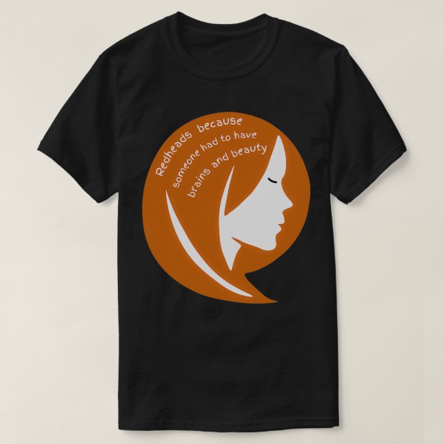 Red Head Sister Redhead Sis Red Head wife Redhead  T-Shirt (Design Front)