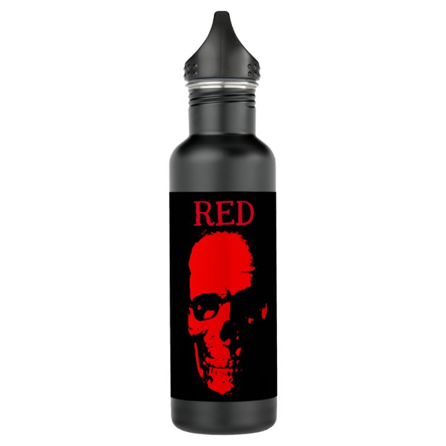Red Head Water Bottle (Left)
