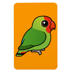 Red-headed Lovebird Magnet