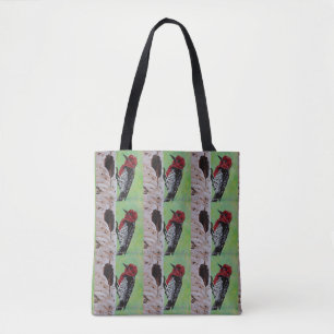 Red Headed Woodpecker Tote Bag