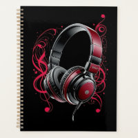 red headset