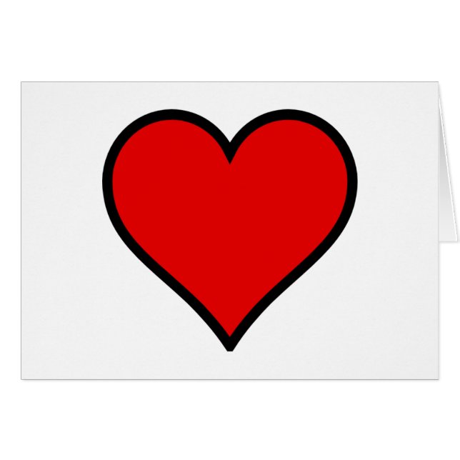 Red Heart (Front Horizontal)