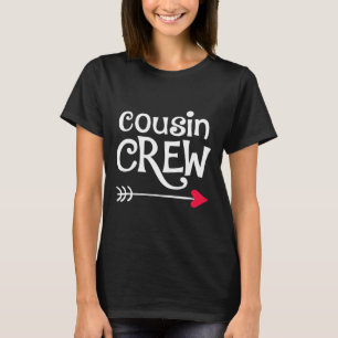 Red Heart And Arrow Cousin Crew Kids And Girls T-Shirt