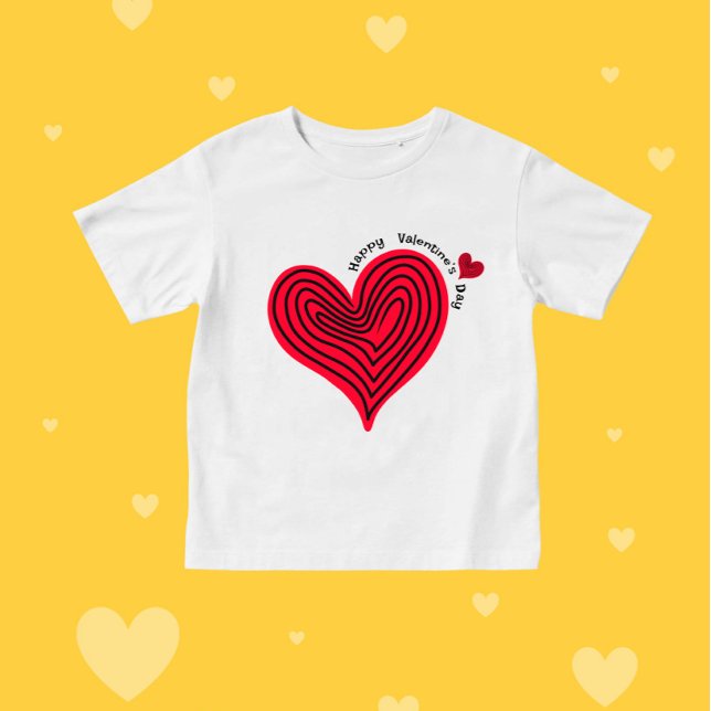 Red heart baby T-Shirt (Creator Uploaded)