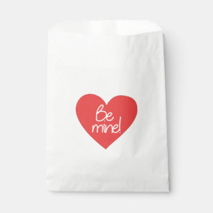 Red Heart Be Mine Favour Bag