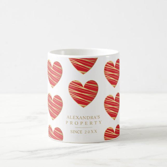 Red Heart Best Friends All Occasion  Coffee Mug (Center)