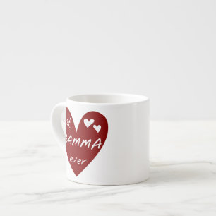 Red Heart Best Gamma Ever Gifts Espresso Cup