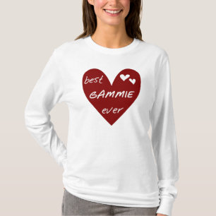 Red Heart Best Gammie Ever Tshirts and Gifts