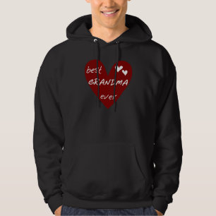 Red Heart Best Grandma Ever T-shirts Gifts