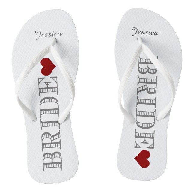 Red Heart Bride's Thongs (Footbed)