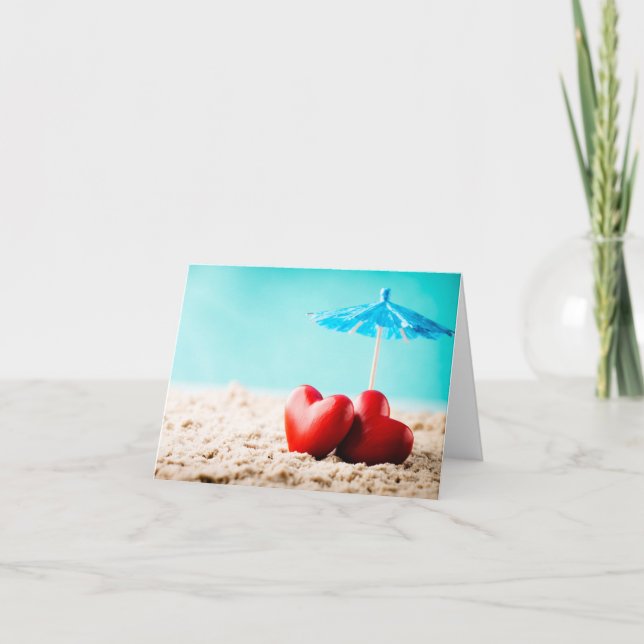 Red heart card (Front)