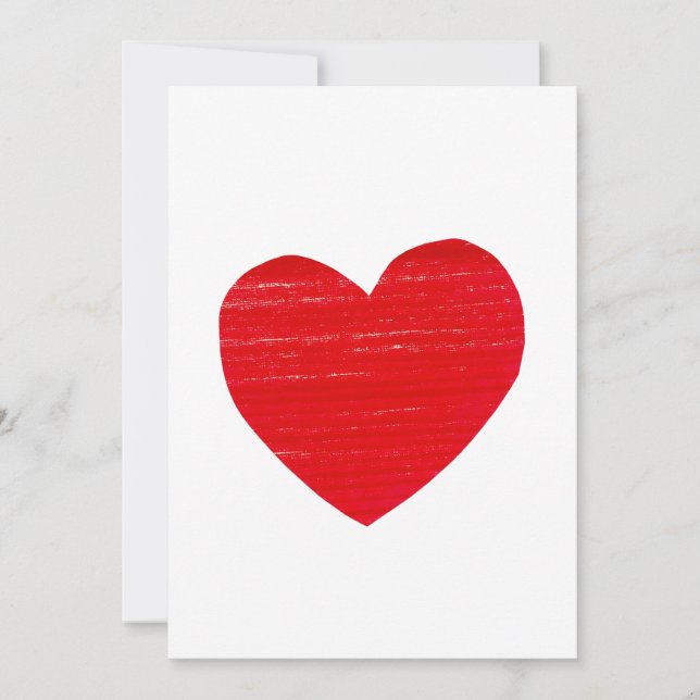 Red Heart Card (Front)