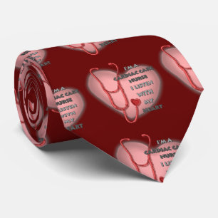 Red Heart Cardiac Care nurse Tie