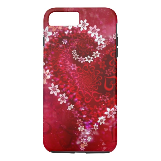 Red Heart Case-Mate iPhone Case (Back)
