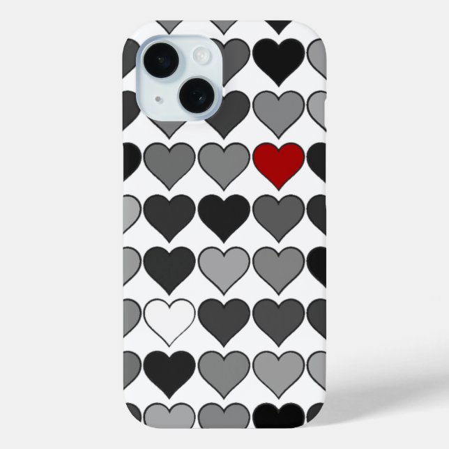 Red Heart  Case-Mate iPhone Case (Back)