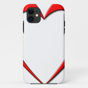 Red Heart iPhone 11 Case