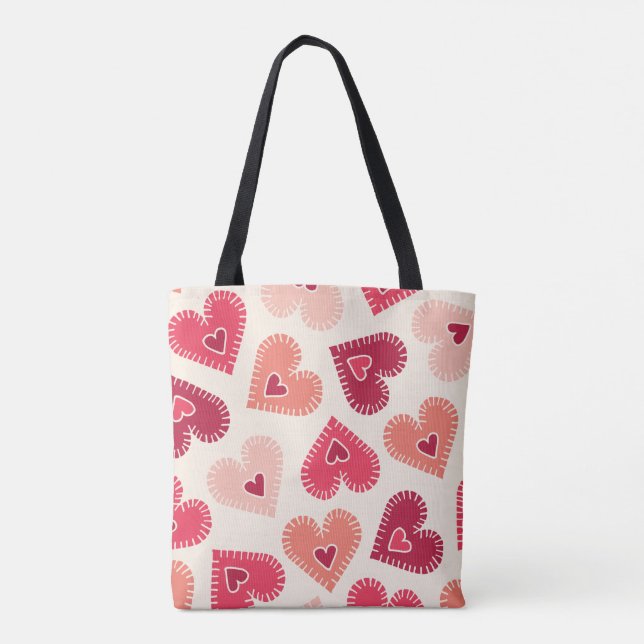 Red Heart Charm Bag (Back)
