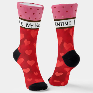 Red Heart Chic Pattern Socks